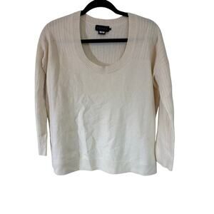 Hatch maternity merino wool cashmere pullover sweater cream size 1